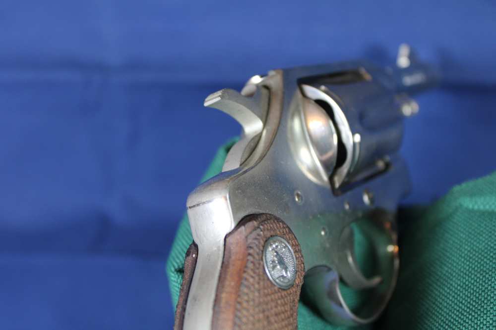 Colt Detective Spl, cal 38 Spl, rare 3” barrel, rare nickel, made 1970, C&R-img-23