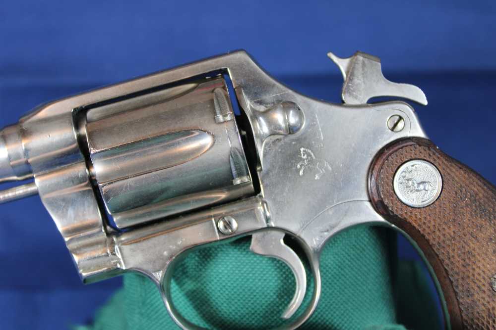 Colt Detective Spl, cal 38 Spl, rare 3” barrel, rare nickel, made 1970, C&R-img-5