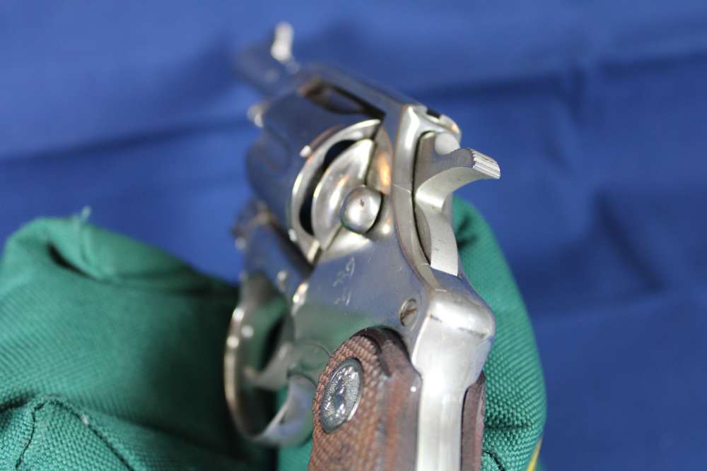 Colt Detective Spl, cal 38 Spl, rare 3” barrel, rare nickel, made 1970, C&R-img-21