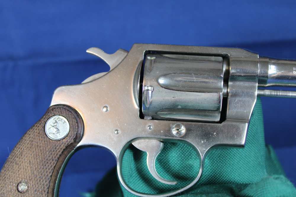 Colt Detective Spl, cal 38 Spl, rare 3” barrel, rare nickel, made 1970, C&R-img-10