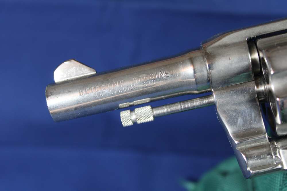 Colt Detective Spl, cal 38 Spl, rare 3” barrel, rare nickel, made 1970, C&R-img-4