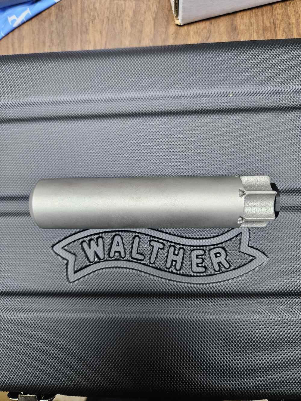 Walther PPK/S SD .32 Silver Walnut Grips with Griffin Suppressor Limited-img-2
