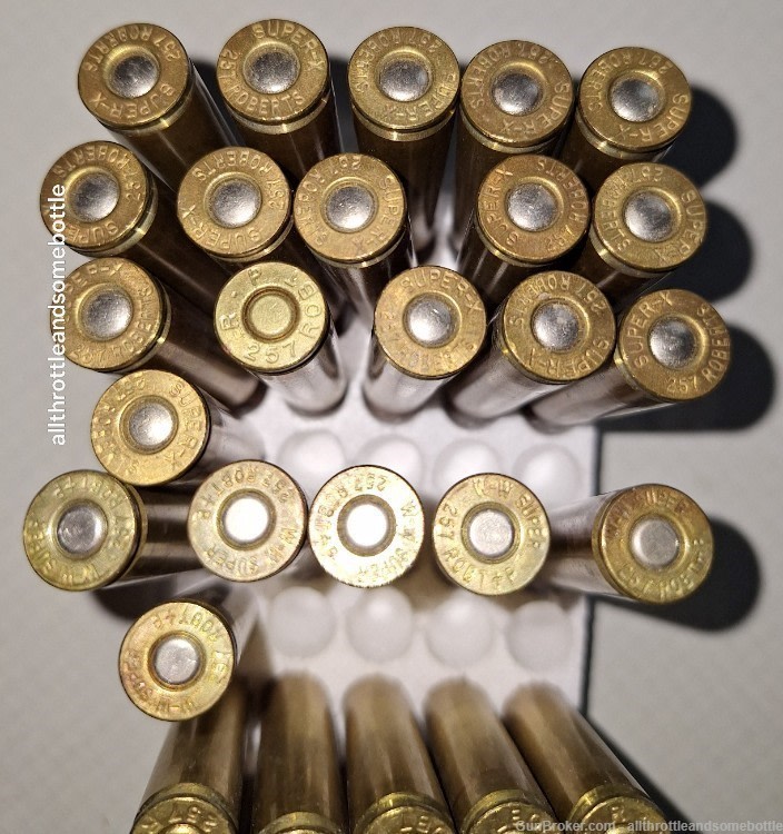 (22) rounds factory/reload (20) RP NOS primed brass 257 Roberts-img-3