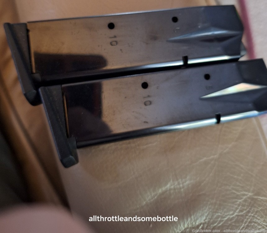 (2) Factory Sig Sauer 10 Round Magazines For P226 40 S&W & 357 Sig-img-0