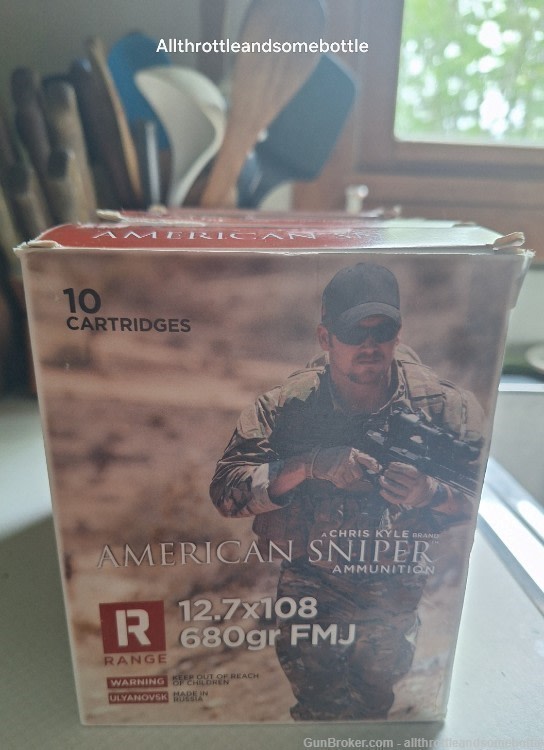 (60) rounds 12.7x108 680 Grain FMJ Chris Kyle American Sniper – 10 Round -img-3