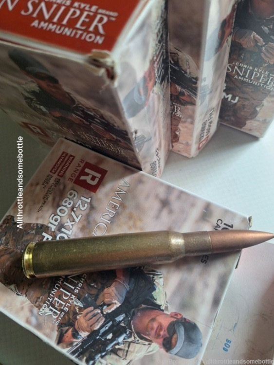 (60) rounds 12.7x108 680 Grain FMJ Chris Kyle American Sniper – 10 Round -img-1