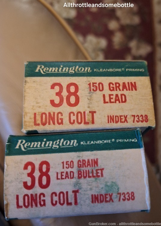 (100) rounds 38 long Colt 150 Gr. Lead Round Nose Remington factory ammo-img-3