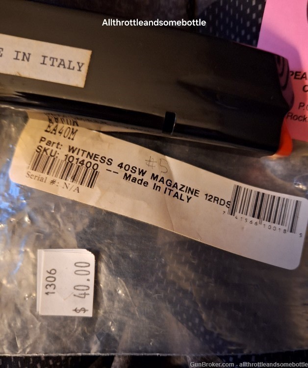 (2) LIKE NEW EAA /TANFOGLIO 40S&W 12RD MAGAZINES-img-2
