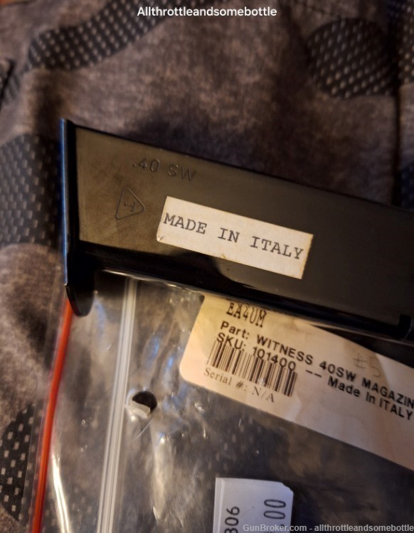 (2) LIKE NEW EAA /TANFOGLIO 40S&W 12RD MAGAZINES-img-1