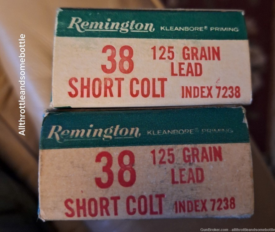 (100) rounds 38 Short Colt 125 Gr. Lead Round Nose-img-3