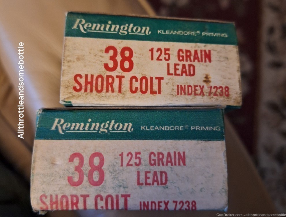 (100) rounds 38 Short Colt 125 Gr. Lead Round Nose-img-2