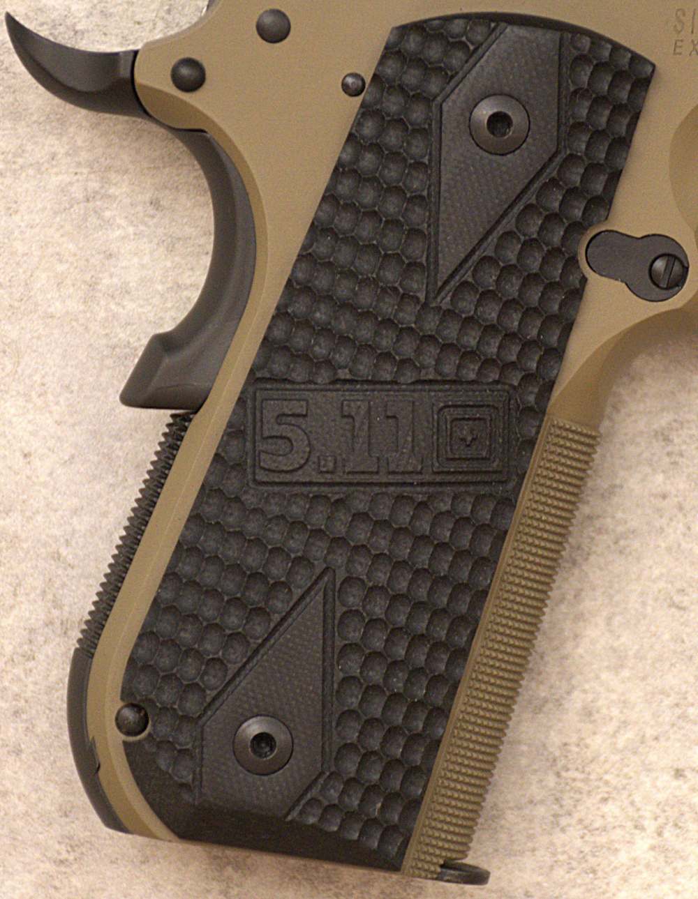 Limited-Edition New-in-Box Sig Sauer 1911 Carry 5.11 Tactical Pistol FDE 45-img-2