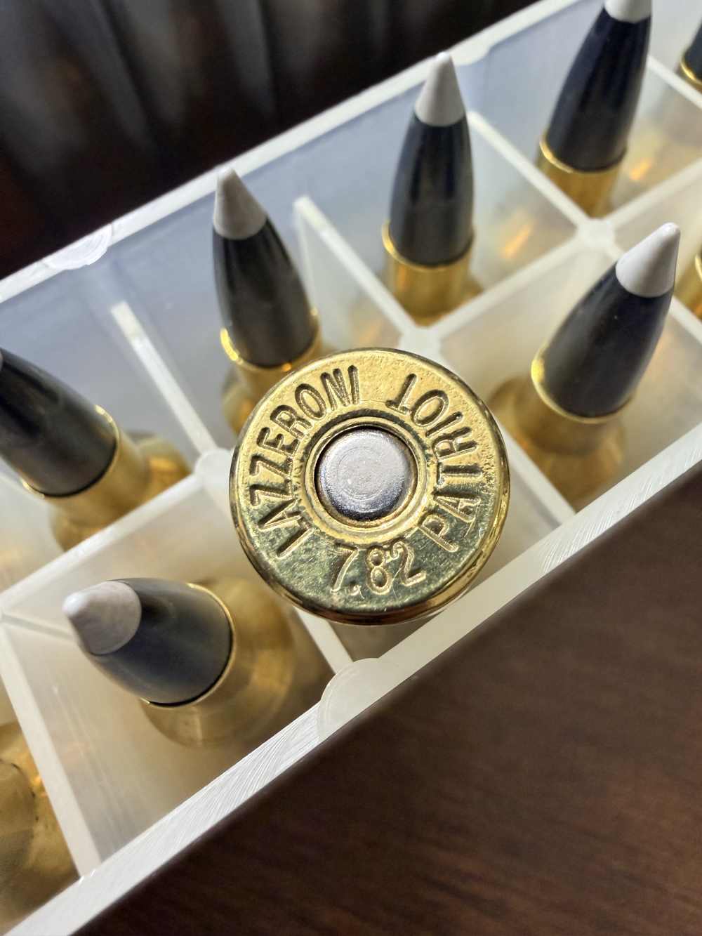 Lazzeroni 7.82 Patroit reloaded ammo lot 75 total loaded rounds -img-3