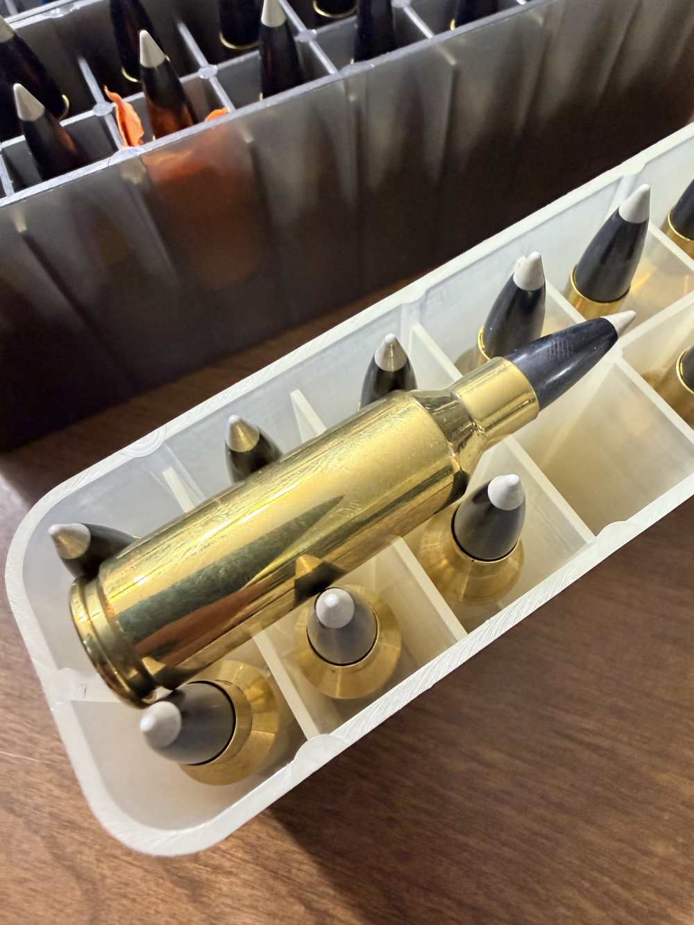 Lazzeroni 7.82 Patroit reloaded ammo lot 75 total loaded rounds -img-4