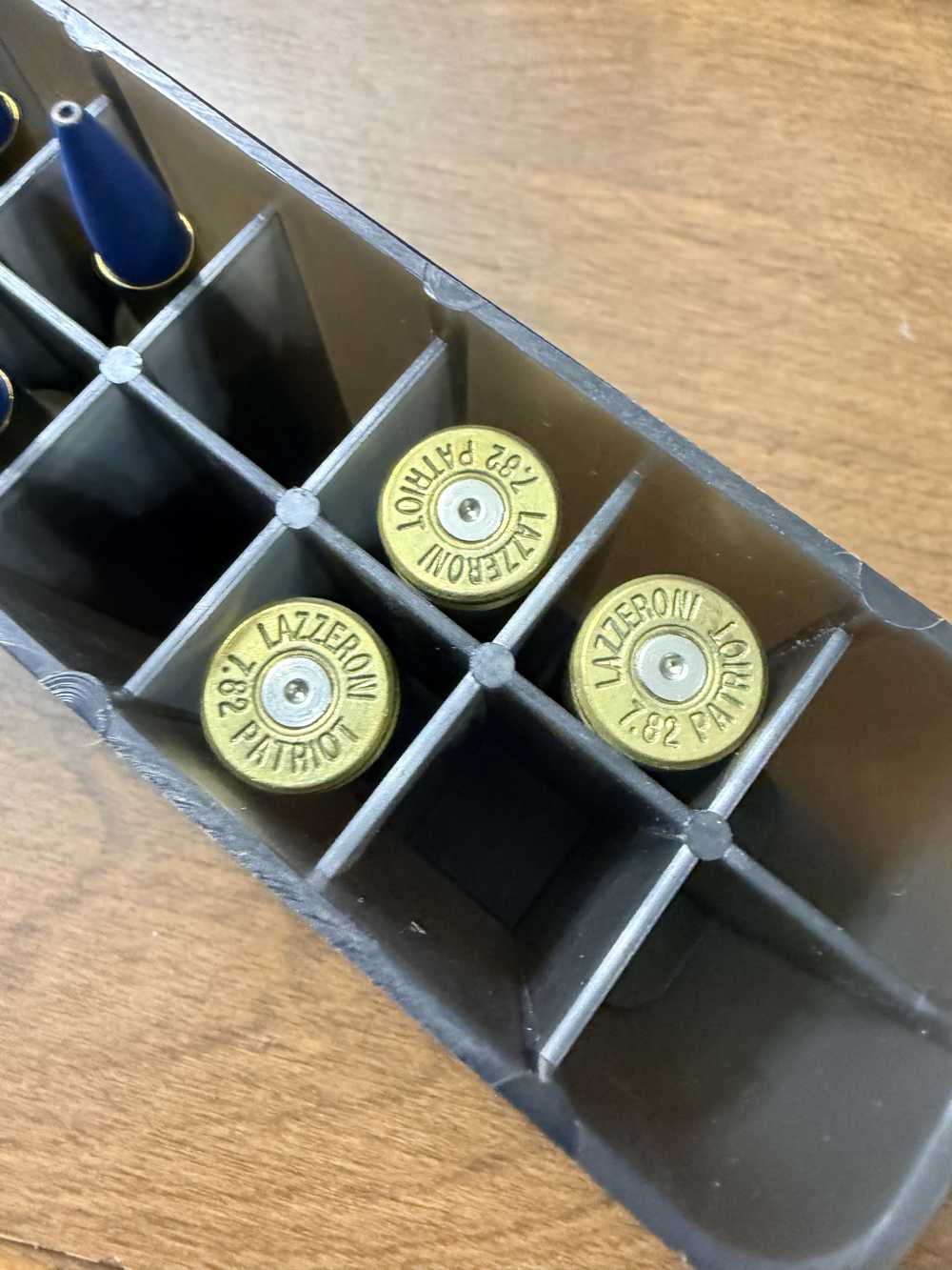 Lazzeroni 7.82 Patroit reloaded ammo lot 75 total loaded rounds -img-11