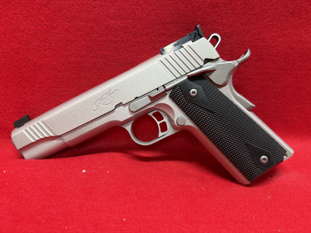 Used Kimber 1911 Rimfire Target 5" 22lr Stainless Semi Auto Adjustable sigh-img-1
