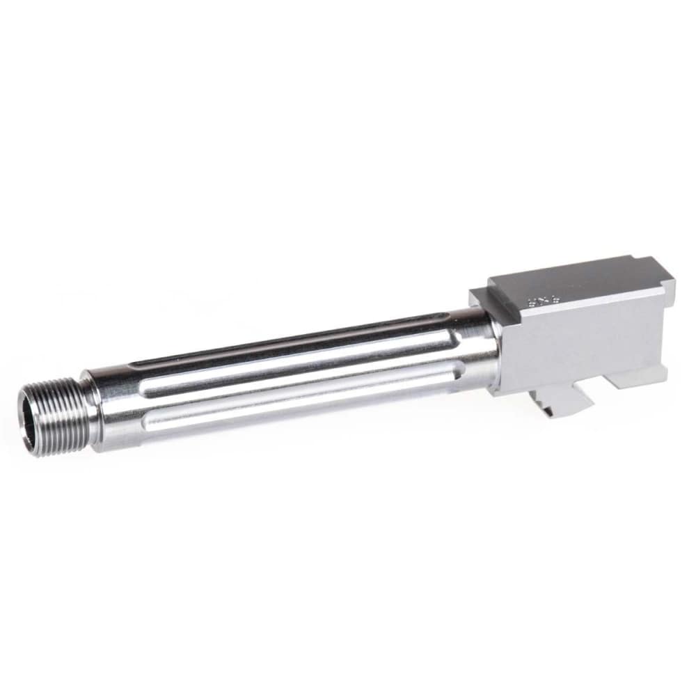 Glock 19 9mm Barrel THREADED Fluted Stainless Fits All Gens NEW-img-1