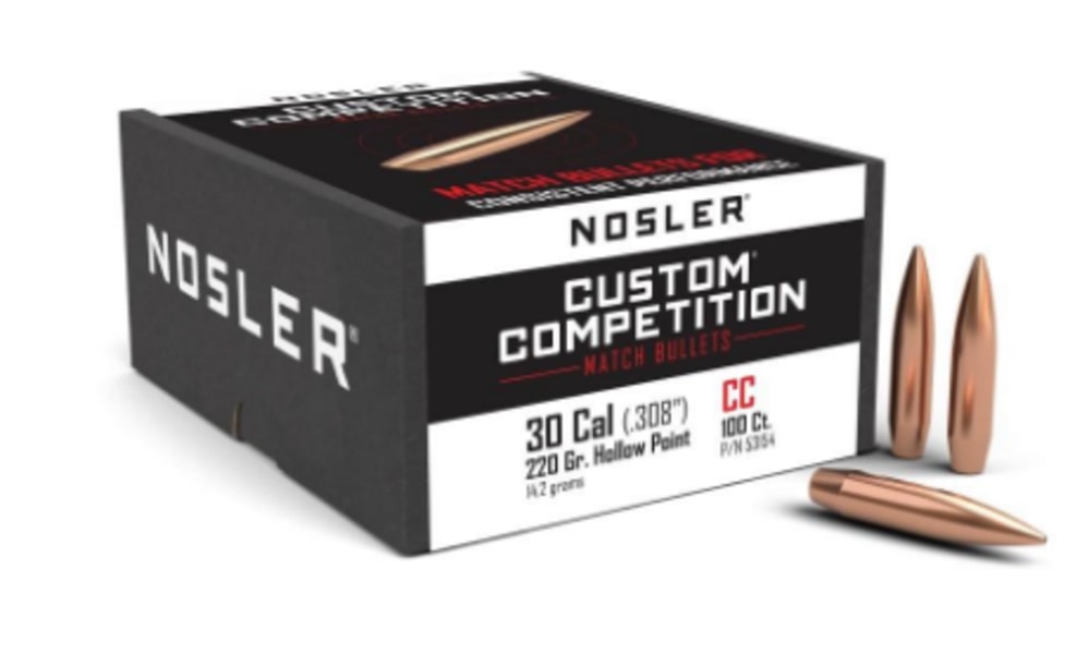Nosler Custom Competition .30 220 grain HPBT (400 projectiles)-img-0