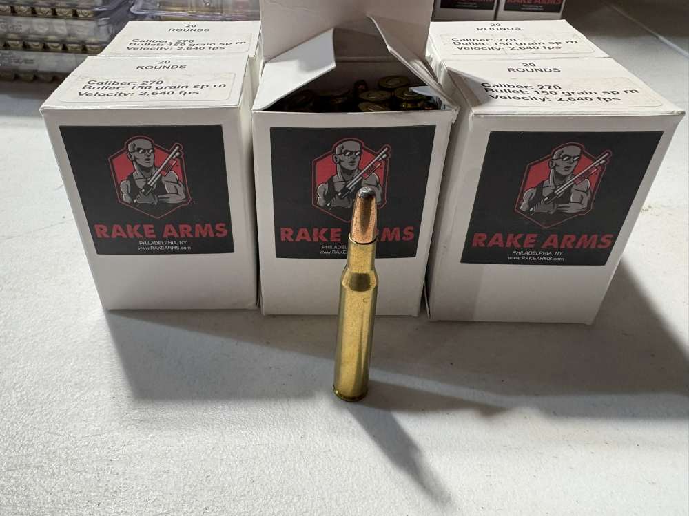 270 Winchester 150 grain soft point round nose 2640 fps 120 rounds-img-0