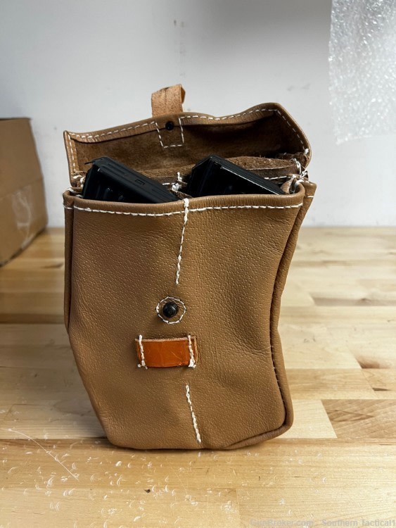 (4) VZ-58 Magazines W/Leather Pouch Excellent To LN-img-2
