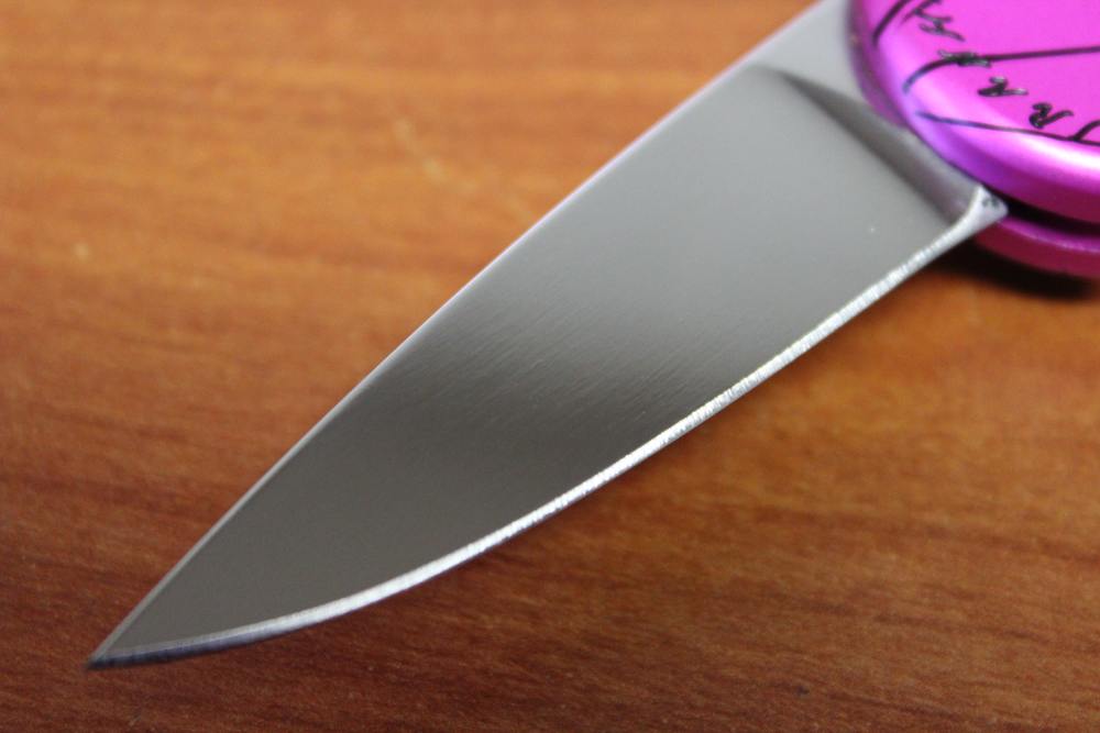 Piranha Fingerling P-2PK Automatic Folding Knife 2.5" 154-CM Pink-img-2