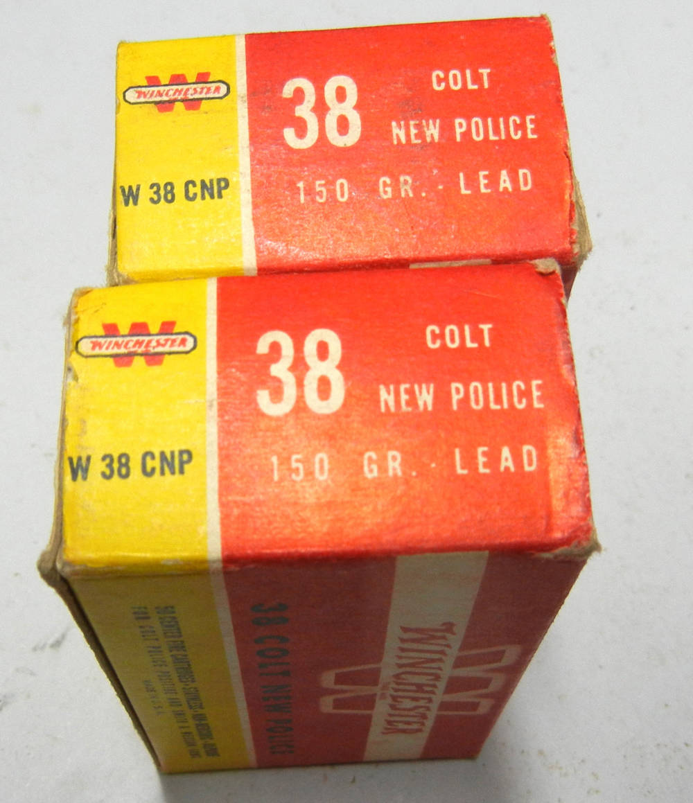 WINCHESTER 38 Colt New Police Ammo 2 50 Round Boxes-img-2