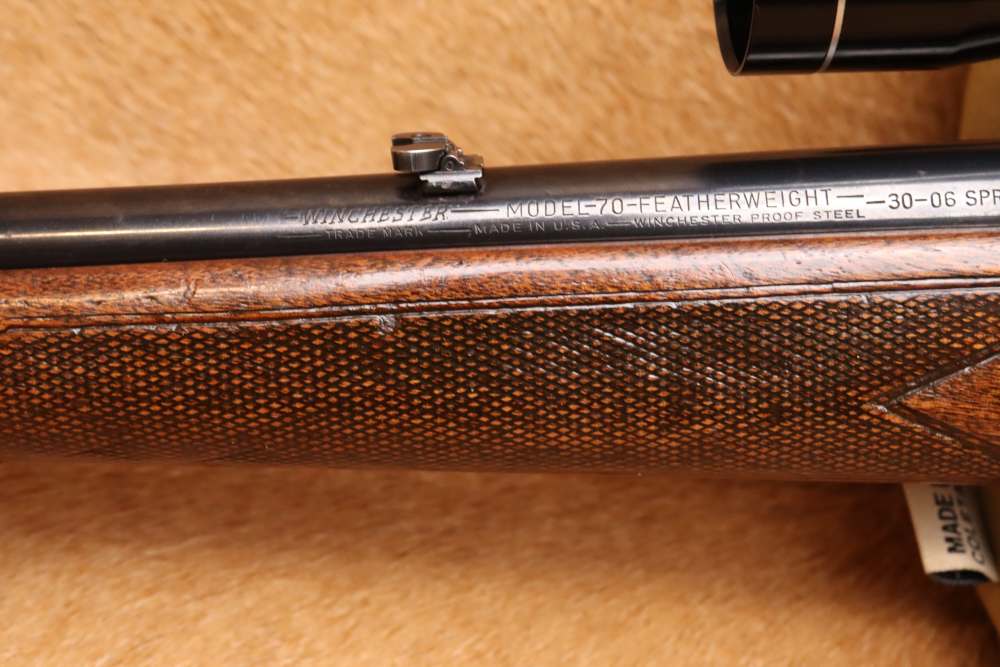 Winchester 70 Featherweight MFD. 1955 .30-06 22" Bolt-Action Rifle w/ Scope-img-29