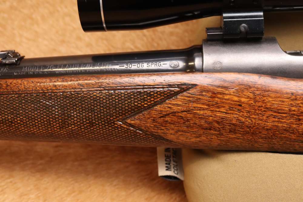 Winchester 70 Featherweight MFD. 1955 .30-06 22" Bolt-Action Rifle w/ Scope-img-25