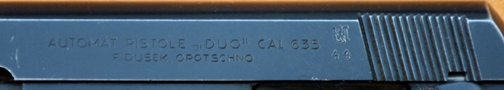 Czech Dusek Duo Automatic Pistol 25 ACP German Occupation Produced 1944 C&R-img-7