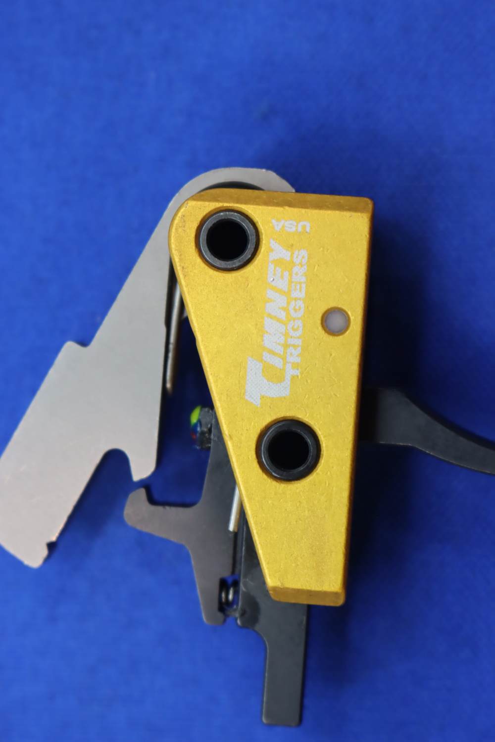 Timney AR15 Competition Trigger 667S 3LB Curved Blade Drop In Gold NEW AR-img-1