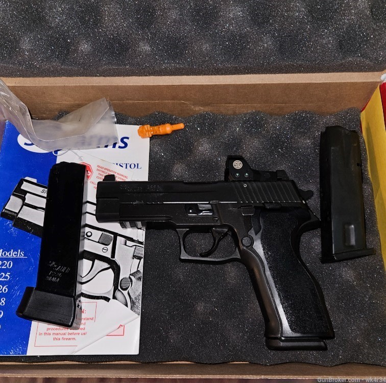 Rare Sig Sauer P226 Elite RXP, Romeo 1 Reflex 3 MOA, 3 Mags P220 G17 92FS-img-0