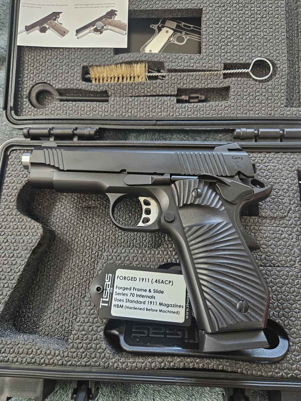 Tisas Devil's Ray Carry 45 ACP 4.25 Barrel Colt 1911 Springfield Details Br-img-2