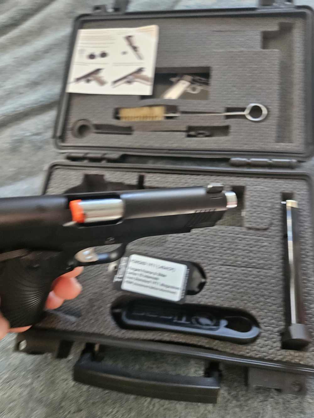 Tisas Devil's Ray Carry 45 ACP 4.25 Barrel Colt 1911 Springfield Details Br-img-4