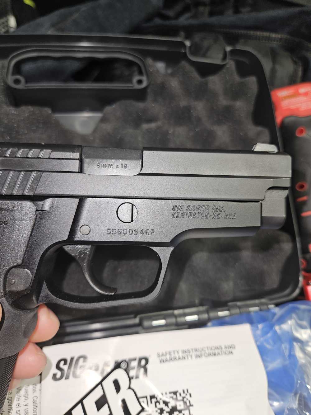Sig Sauer P229 M11A1 9mm Laser grips Ngt Sights  5 mags P226 P228 G19 92FS-img-7
