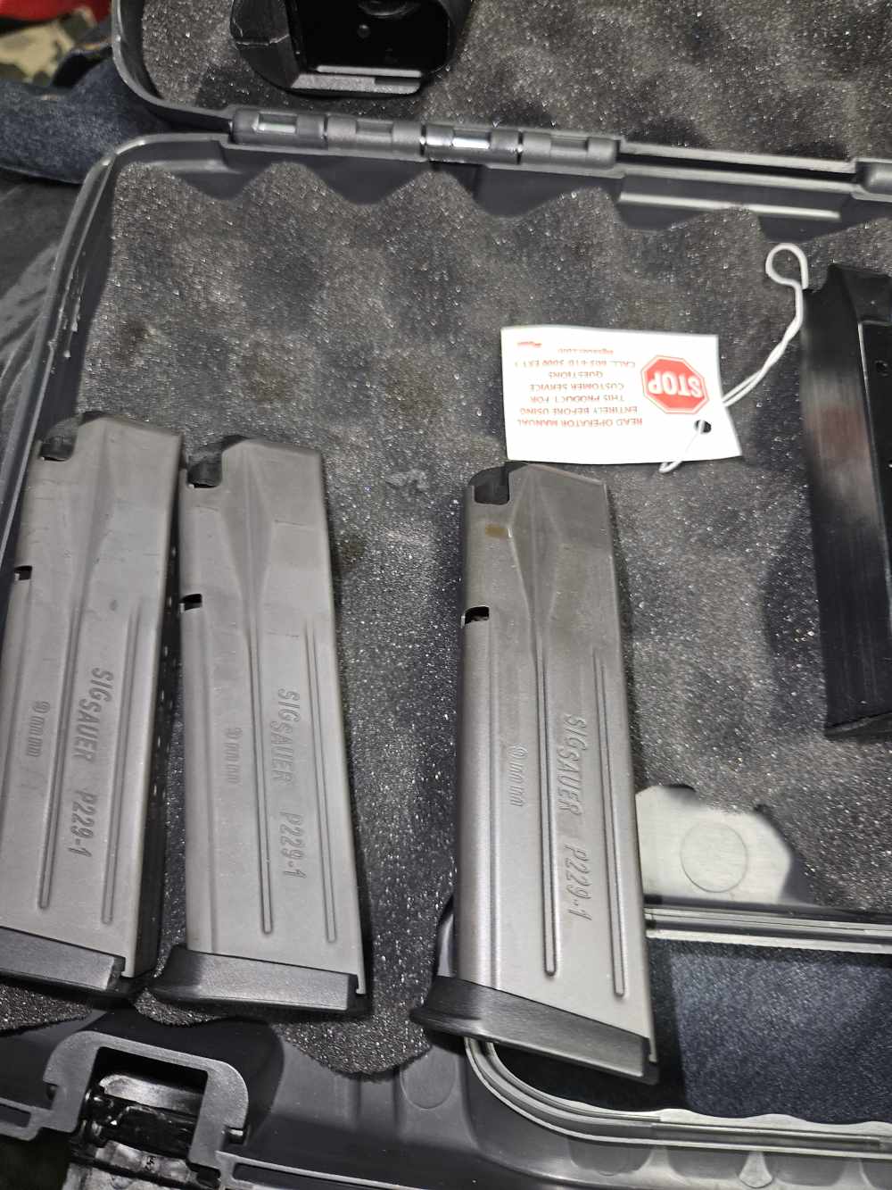 Sig Sauer P229 M11A1 9mm Laser grips Ngt Sights  5 mags P226 P228 G19 92FS-img-2
