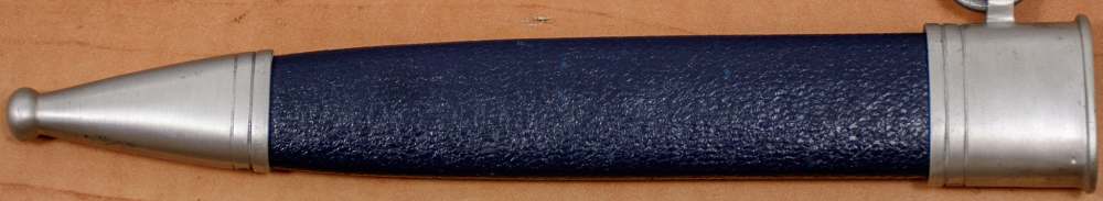 Modern N.S.F.K. Fliegermesser Dagger by “Helbig” with Scabbard & Hanger-img-16