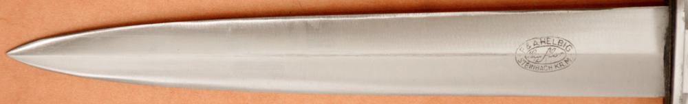 Modern N.S.F.K. Fliegermesser Dagger by “Helbig” with Scabbard & Hanger-img-2