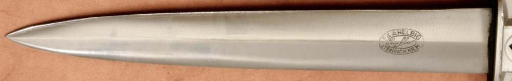 Modern N.S.F.K. Fliegermesser Dagger by “Helbig” with Scabbard & Hanger-img-3