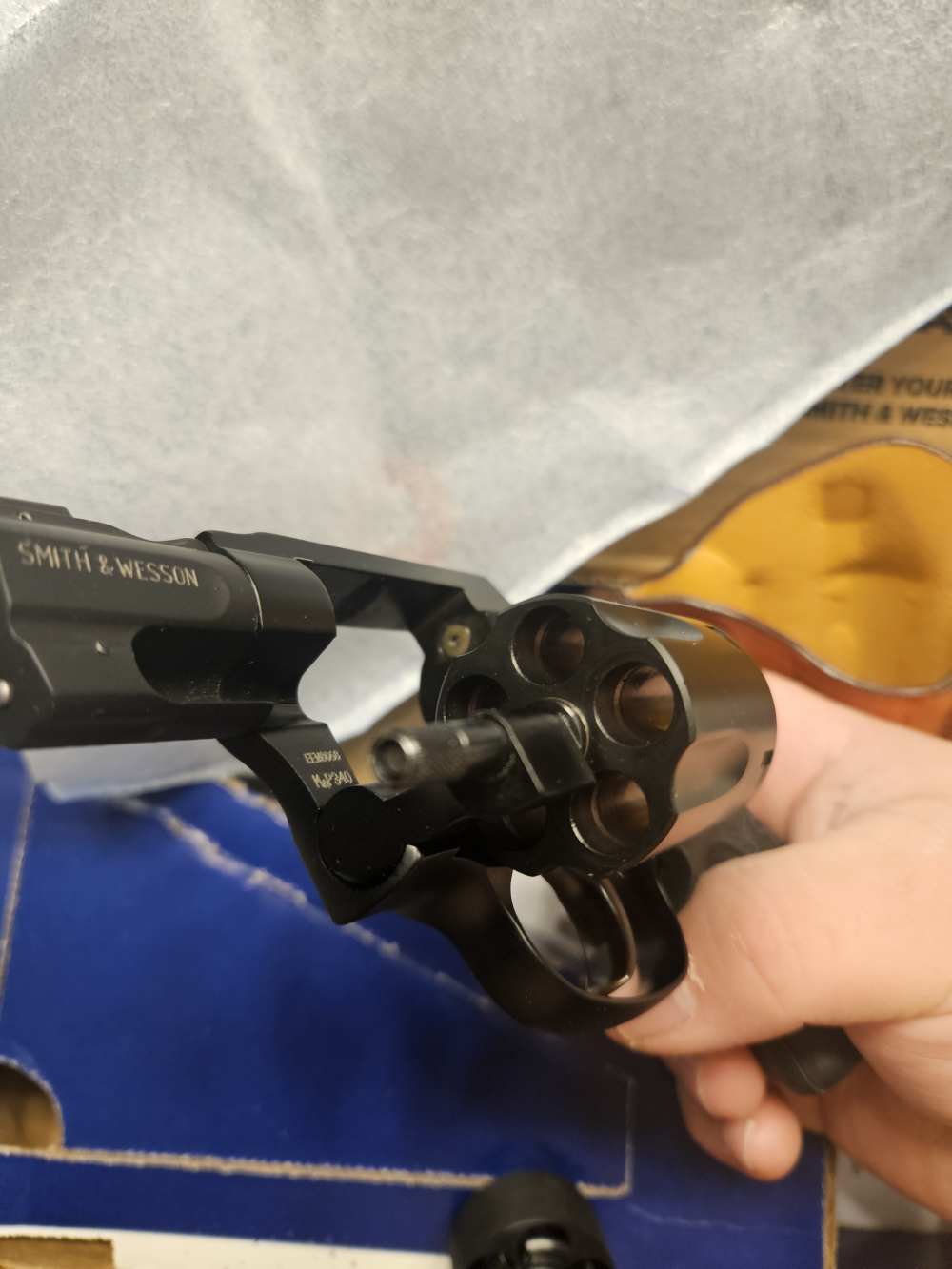 Sale S&W M&P 340 357 Magnum Laser Grips Holster Speed Loader -img-1