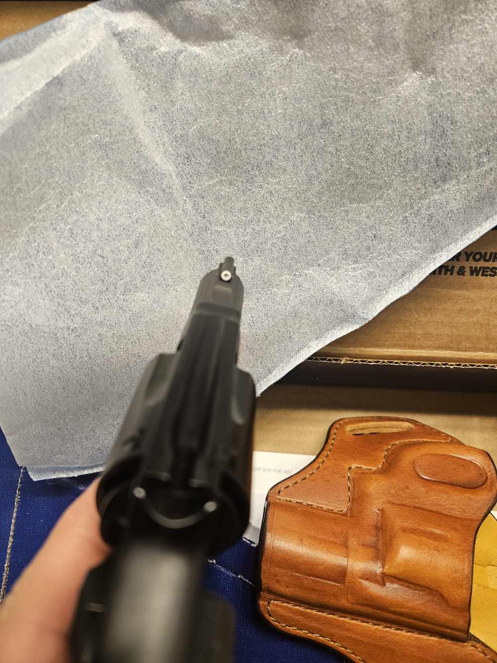 Sale S&W M&P 340 357 Magnum Laser Grips Holster Speed Loader -img-7