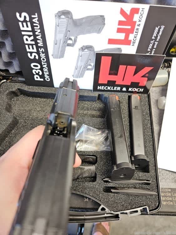 HK P30 V3 9mm, 2 17 rounds mags,P2000 VP9 P30 HK, P226, P229, G17-img-7