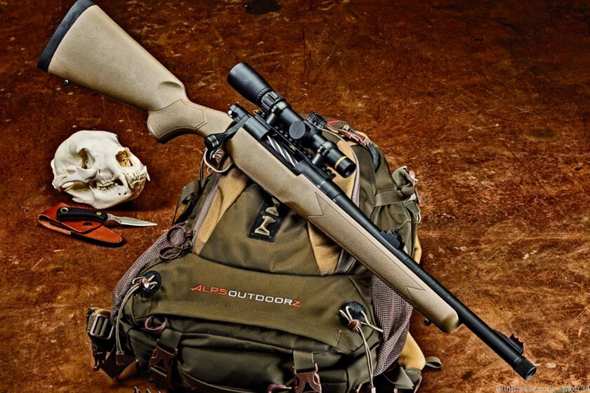 Mossberg Patriot Predator Threaded .450 Bush, FDE Scout Rifle Sights Ruger-img-6