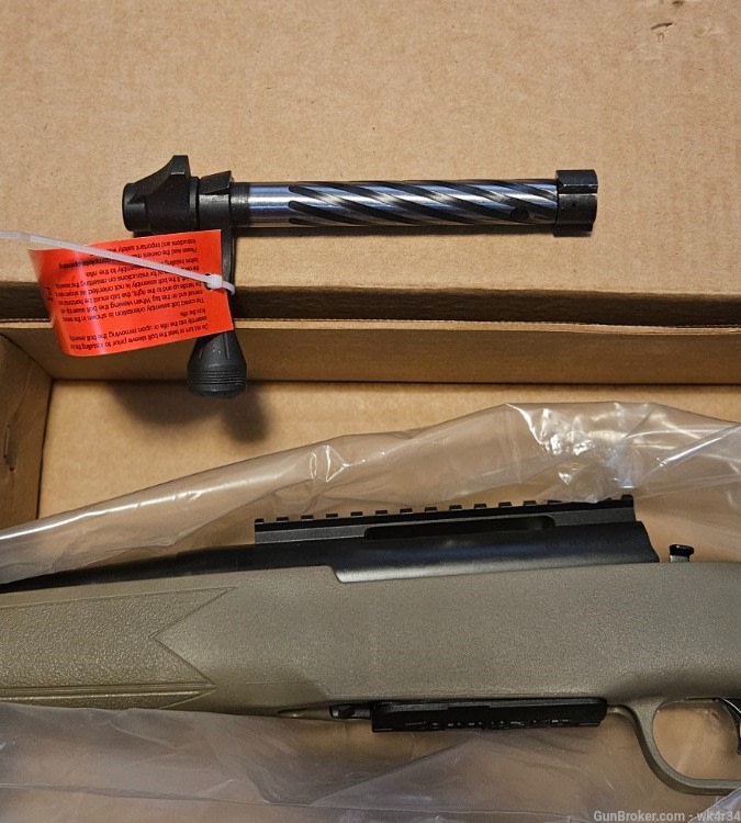 Mossberg Patriot Predator Threaded .450 Bush, FDE Scout Rifle Sights Ruger-img-2