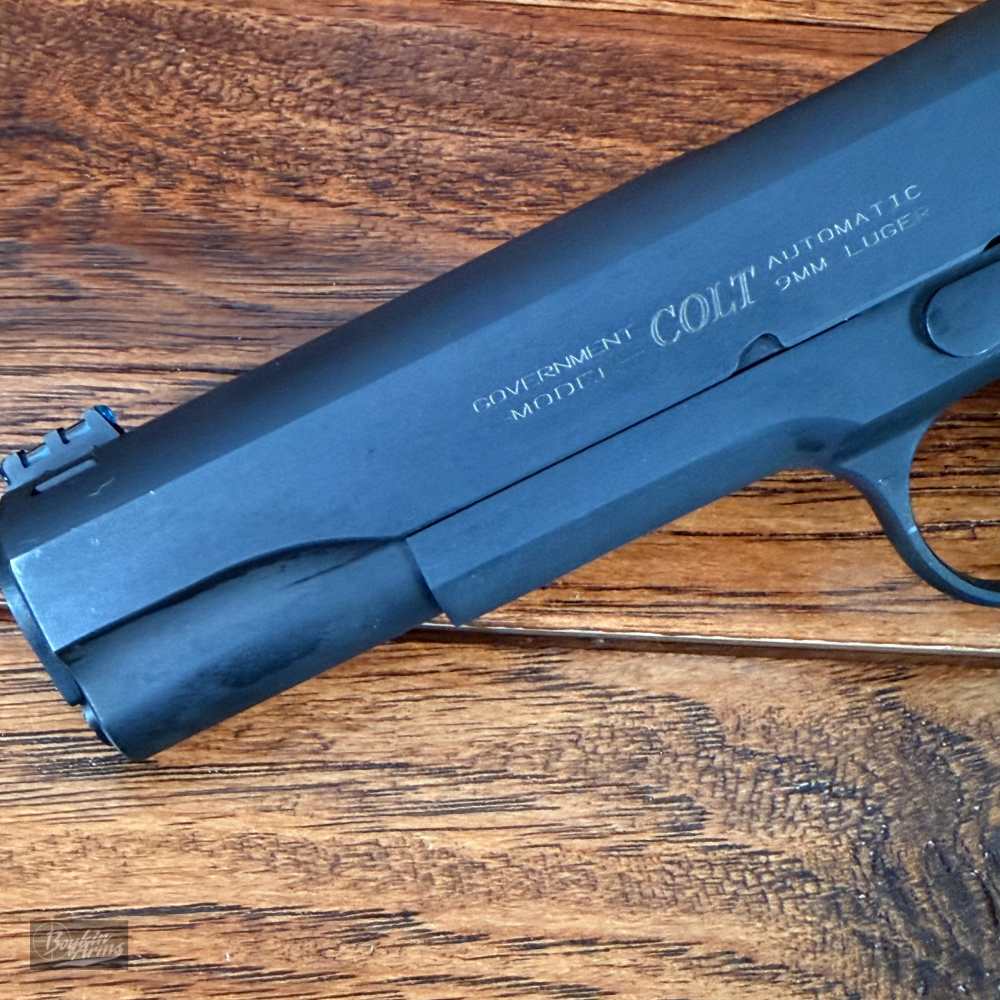 RARE Employee Owned Colt Prototype 1911 9mm Competition Model NM Barrel-img-6