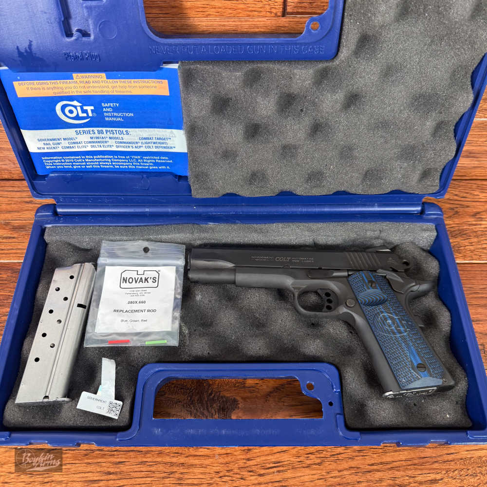 RARE Employee Owned Colt Prototype 1911 9mm Competition Model NM Barrel-img-4