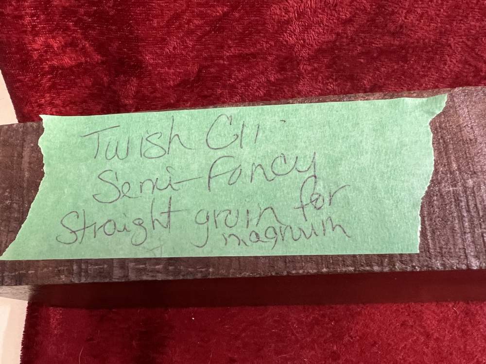 Deluxe English Claro Walnut Stock Blank  for Custom Rifle/Shotgun w/forearm-img-4