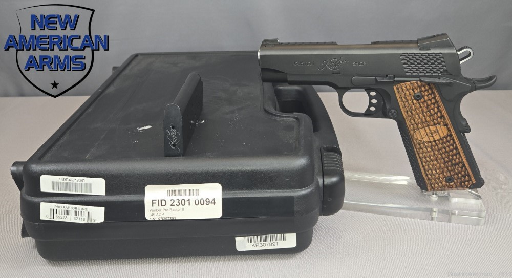 Kimber Pro Raptor II 1911 .45 ACP w/ Box, Mag-img-0