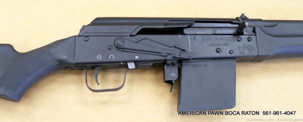 Rare Russian Izhmash Saiga .410 Shotgun 22" barrel 4 shells detachable mag-img-5