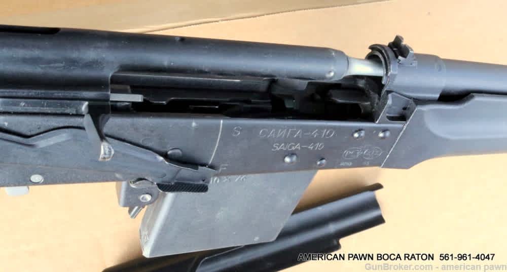 Rare Russian Izhmash Saiga .410 Shotgun 22" barrel 4 shells detachable mag-img-14