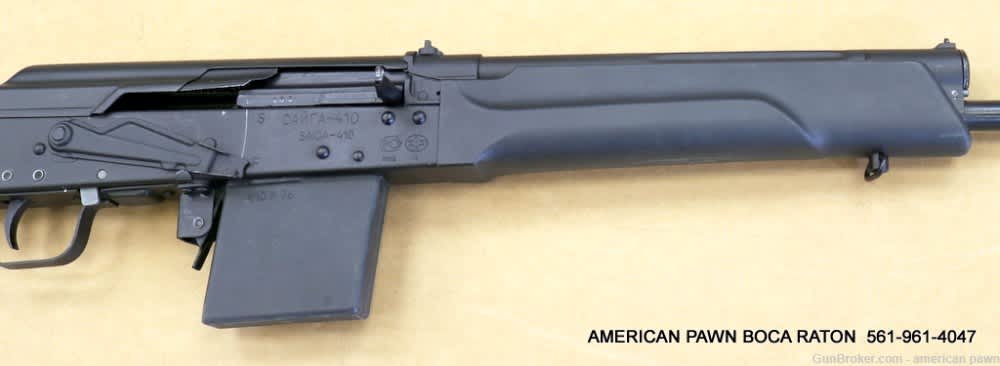 Rare Russian Izhmash Saiga .410 Shotgun 22" barrel 4 shells detachable mag-img-4